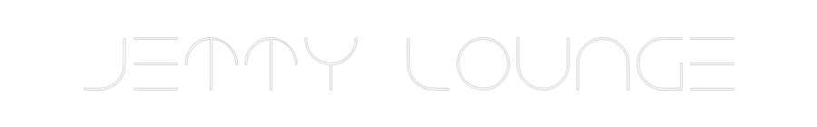 Custom Neon Text - Jetty Lounge