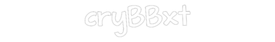 Custom Neon Text - cryBBxt