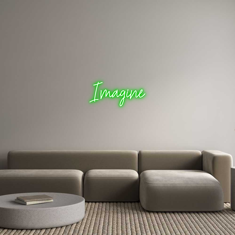 Custom Neon Text - Imagine