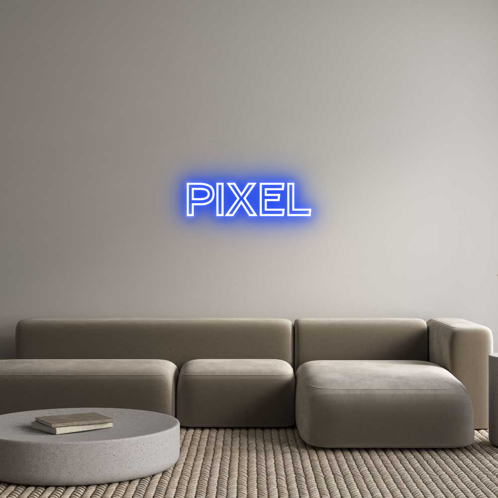 Custom Neon Text- PIXEL