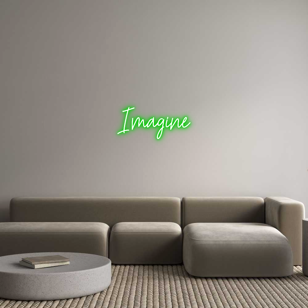 Custom Neon Text - Imagine