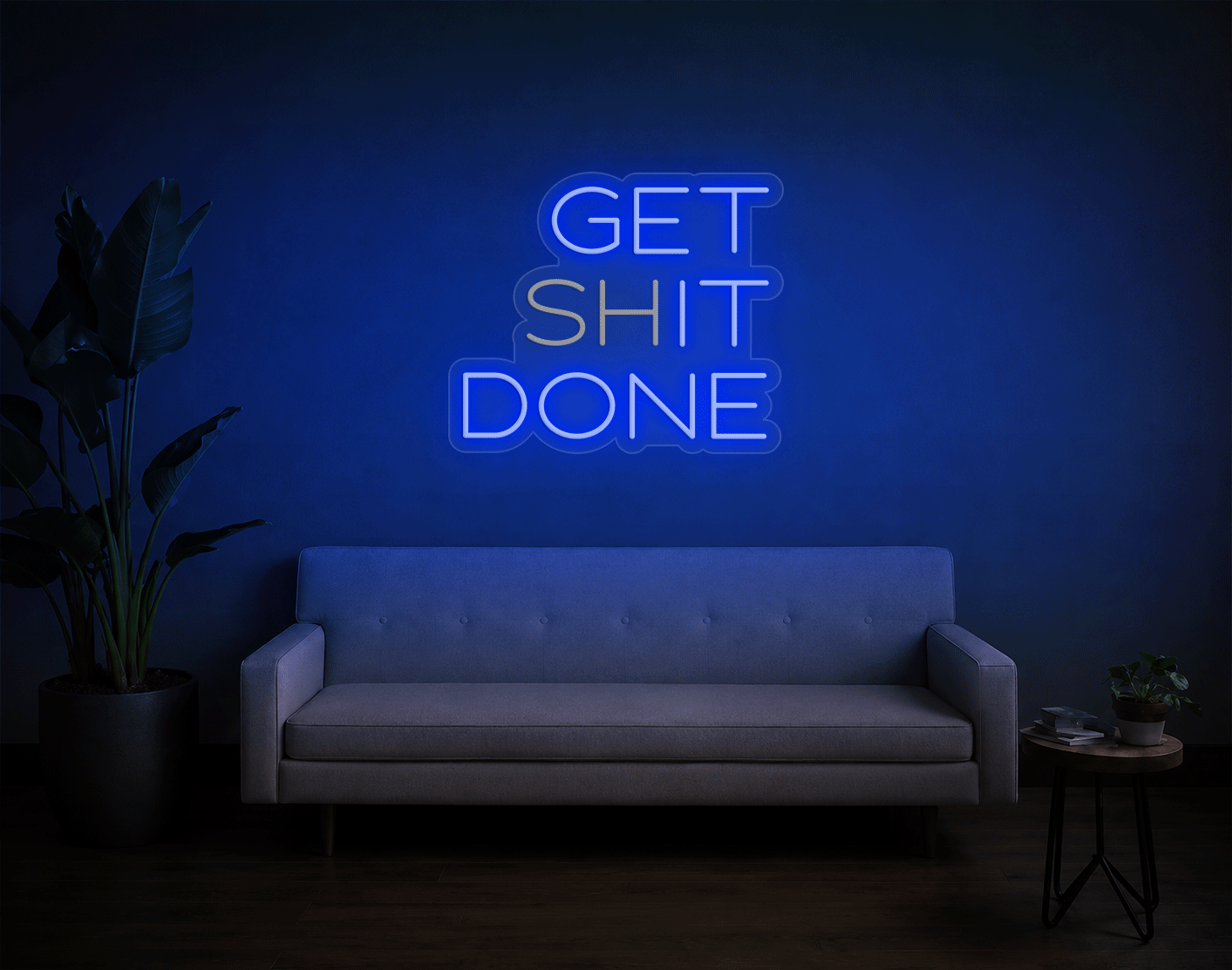 Get shit done/ Get it done LED Neon Sign