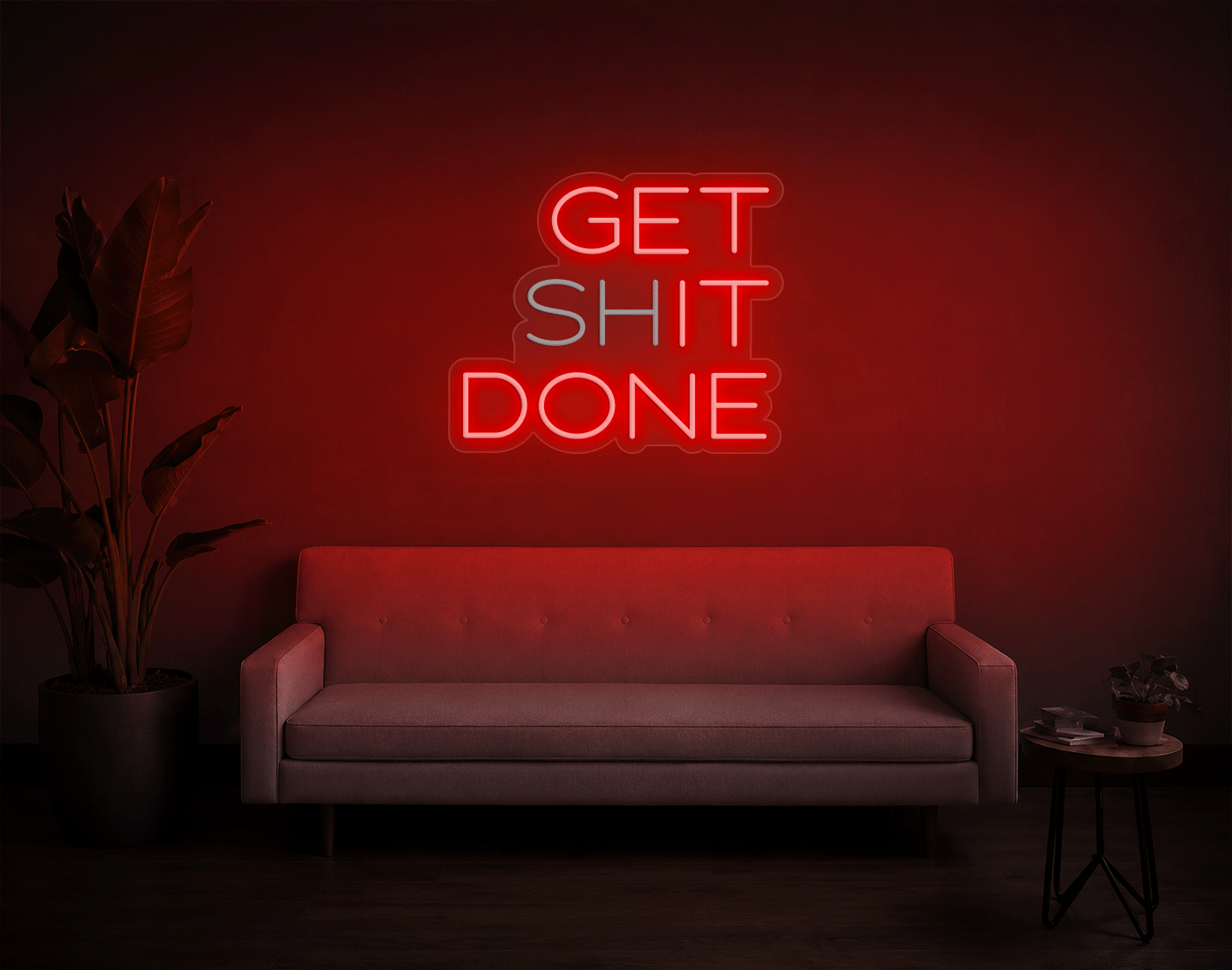 Get shit done/ Get it done LED Neon Sign