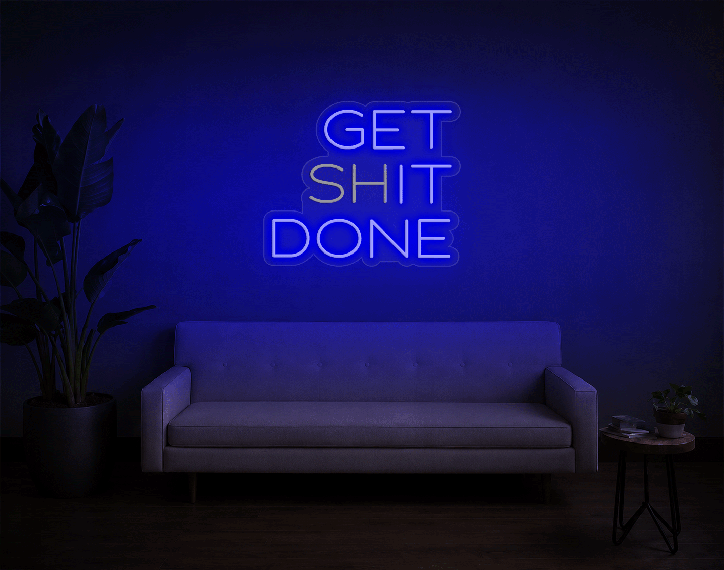 Get shit done/ Get it done LED Neon Sign