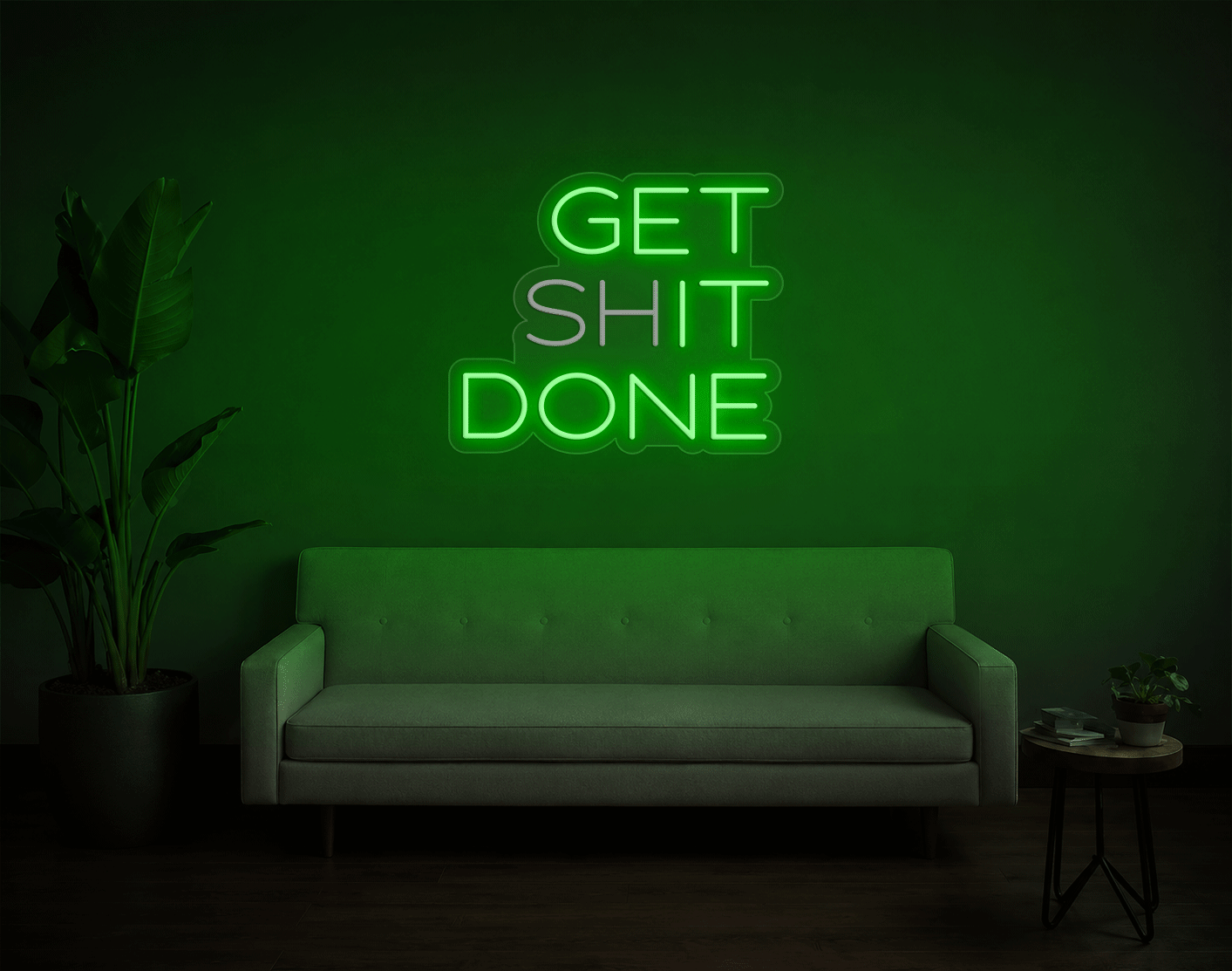 Get shit done/ Get it done LED Neon Sign