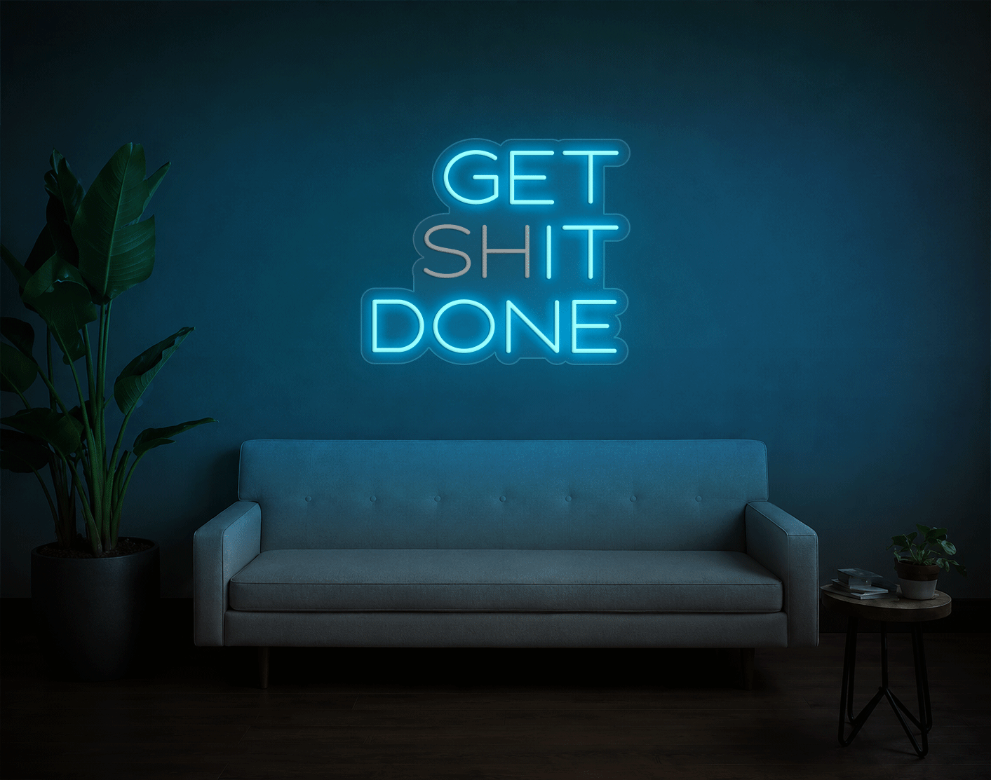 Get shit done/ Get it done LED Neon Sign