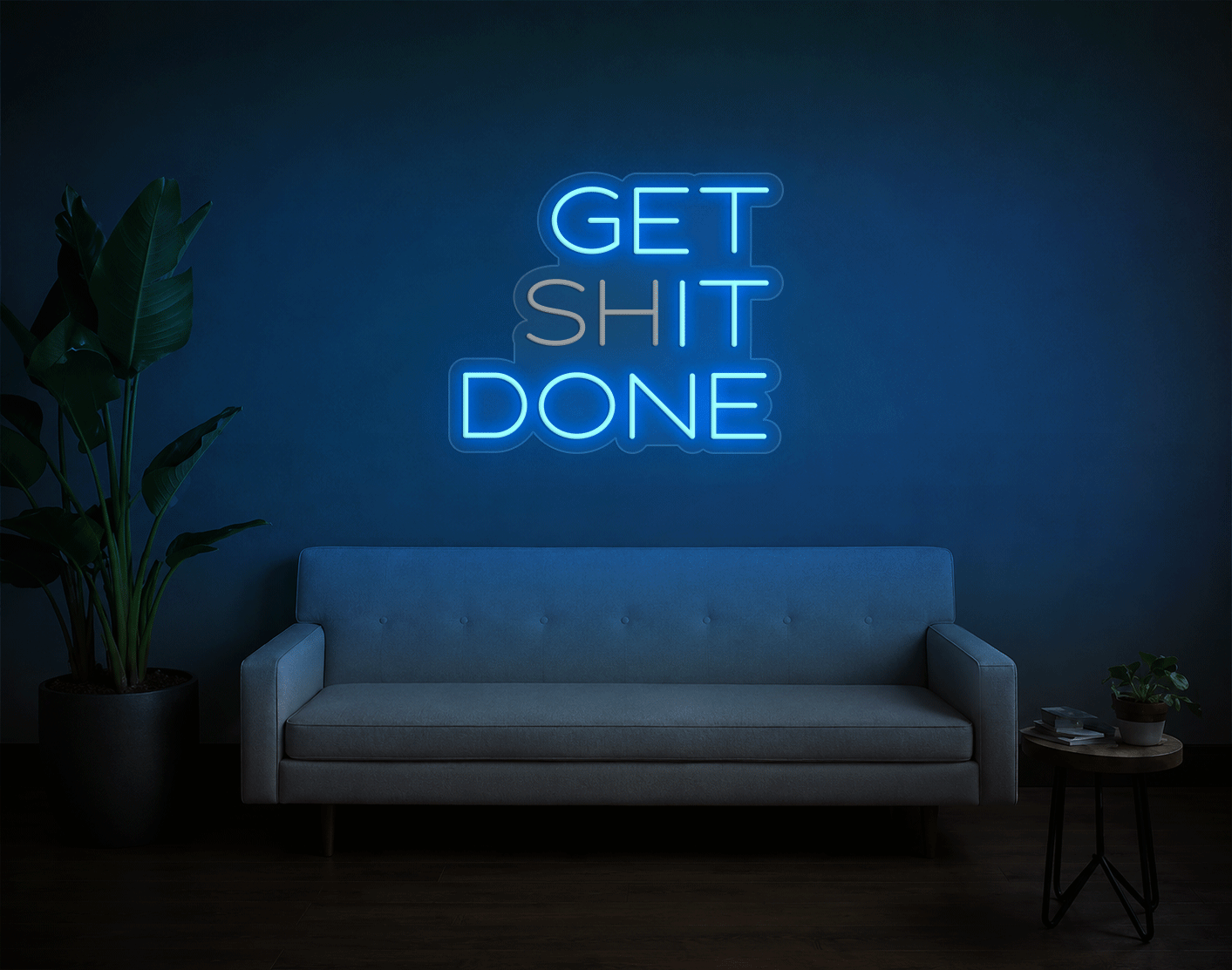 Get shit done/ Get it done LED Neon Sign