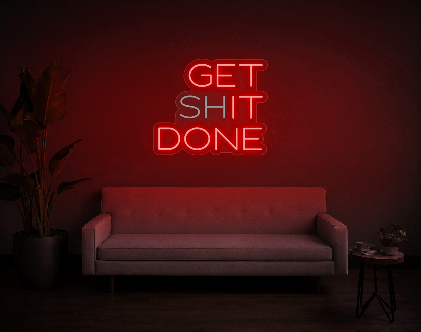 Get shit done/ Get it done LED Neon Sign