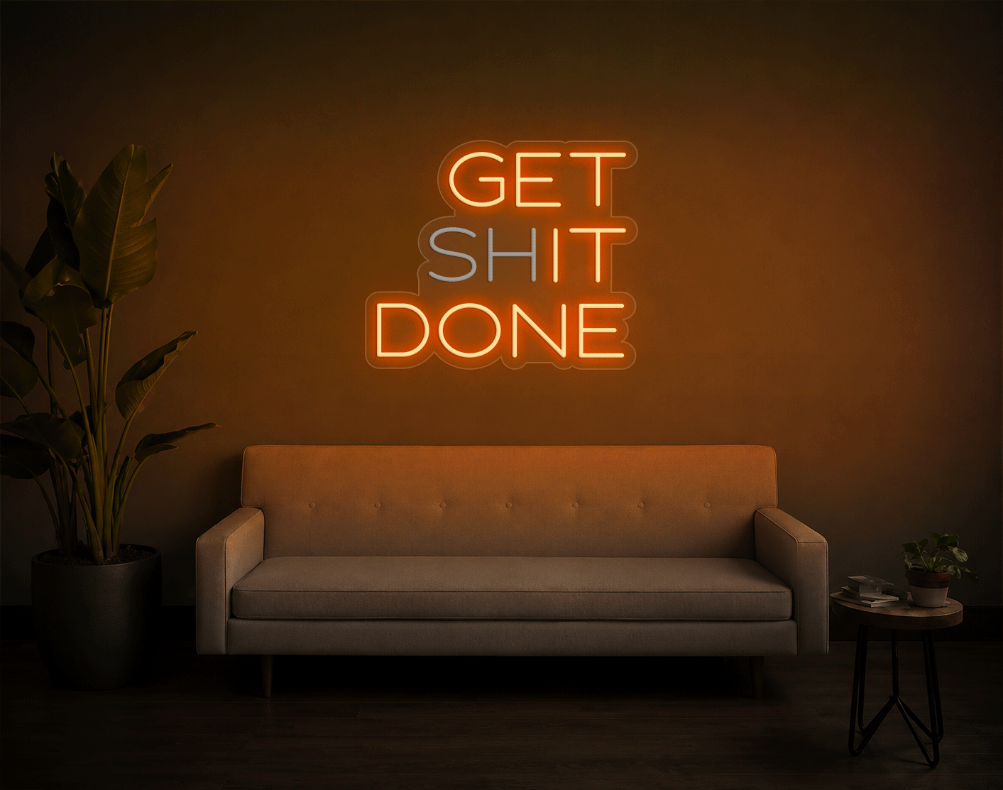 Get shit done/ Get it done LED Neon Sign