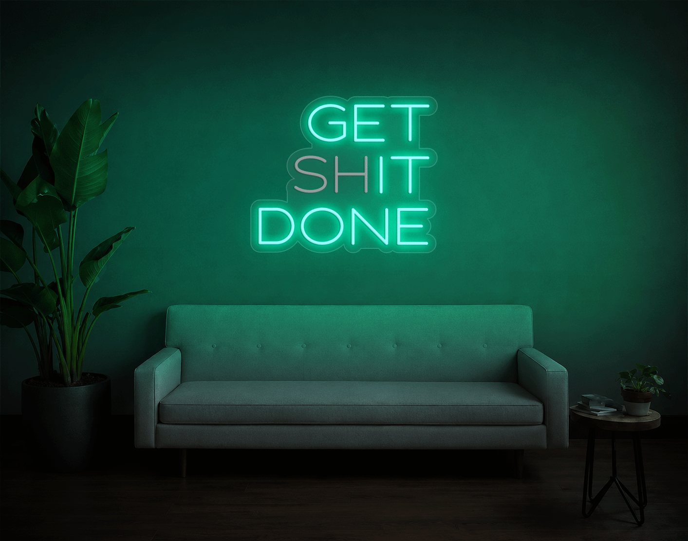 Get shit done/ Get it done LED Neon Sign