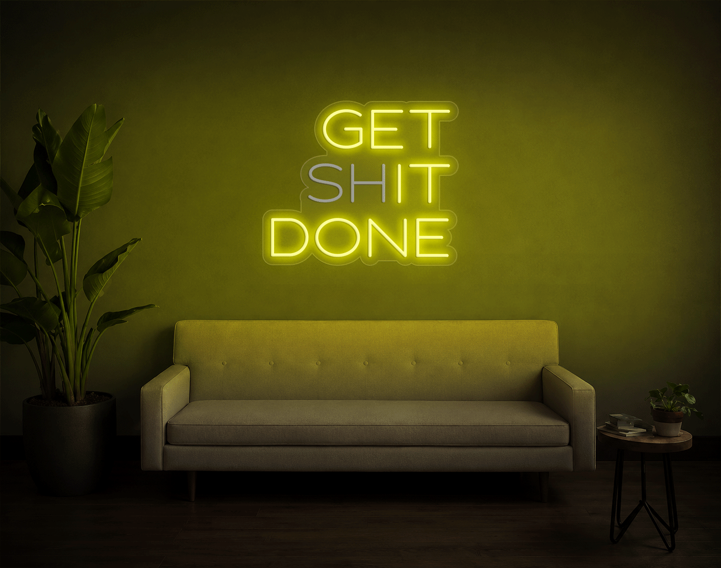 Get shit done/ Get it done LED Neon Sign
