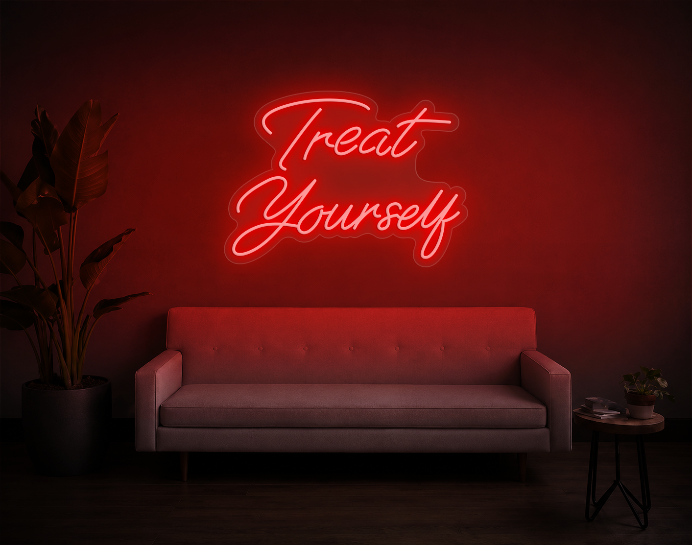 Treat Yourself LED Neon Sign