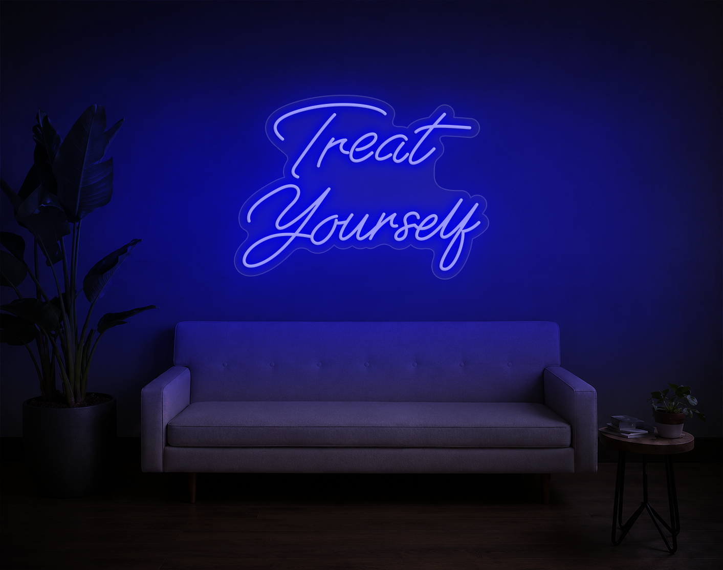 Treat Yourself LED Neon Sign