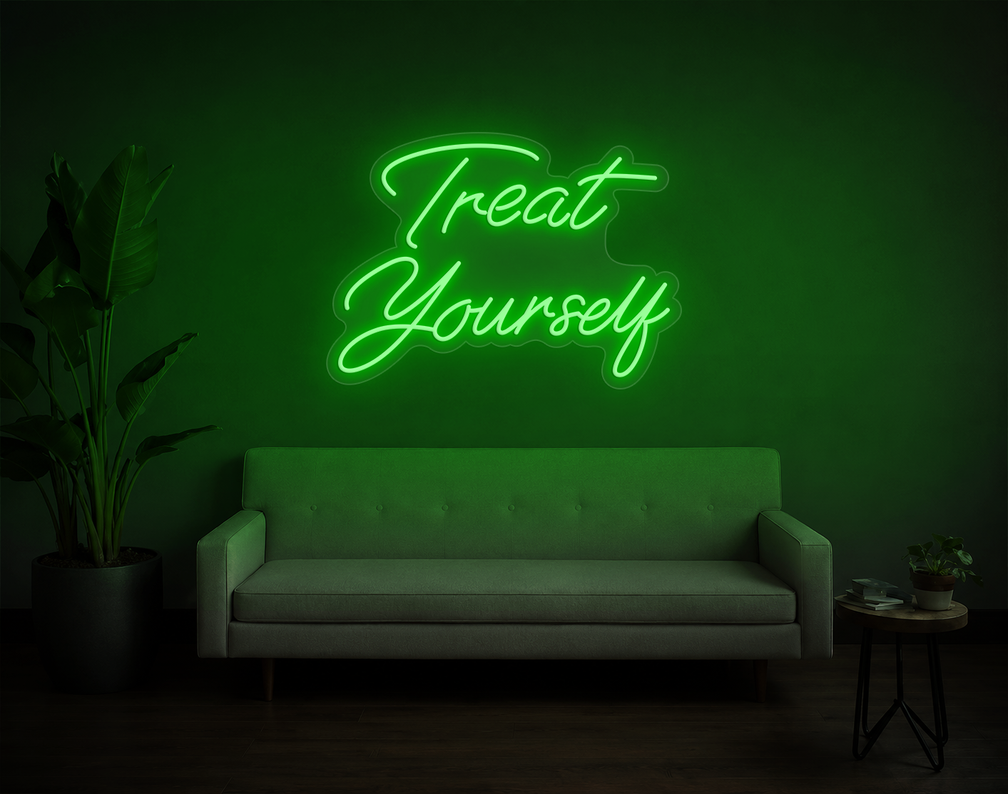Treat Yourself LED Neon Sign