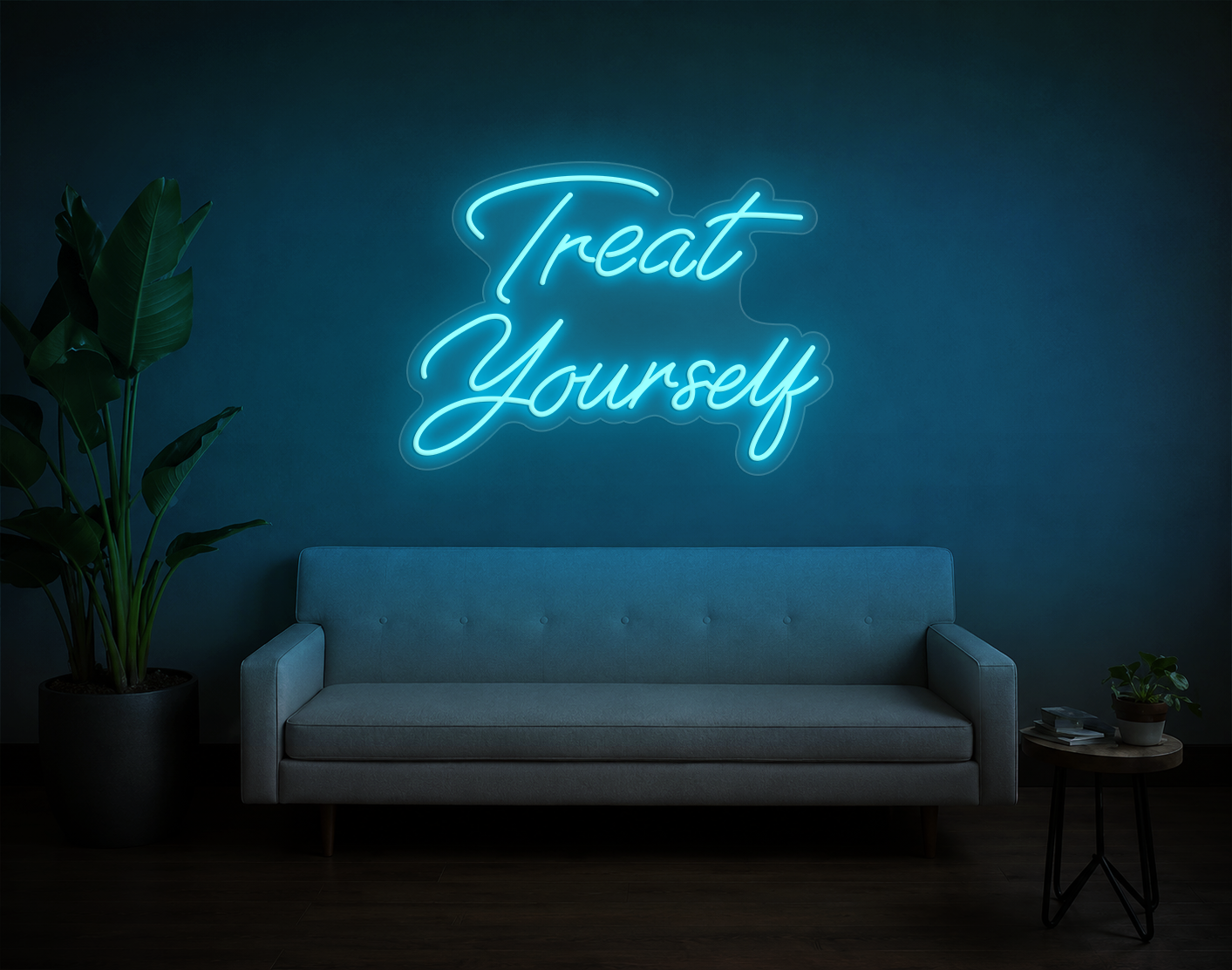 Treat Yourself LED Neon Sign