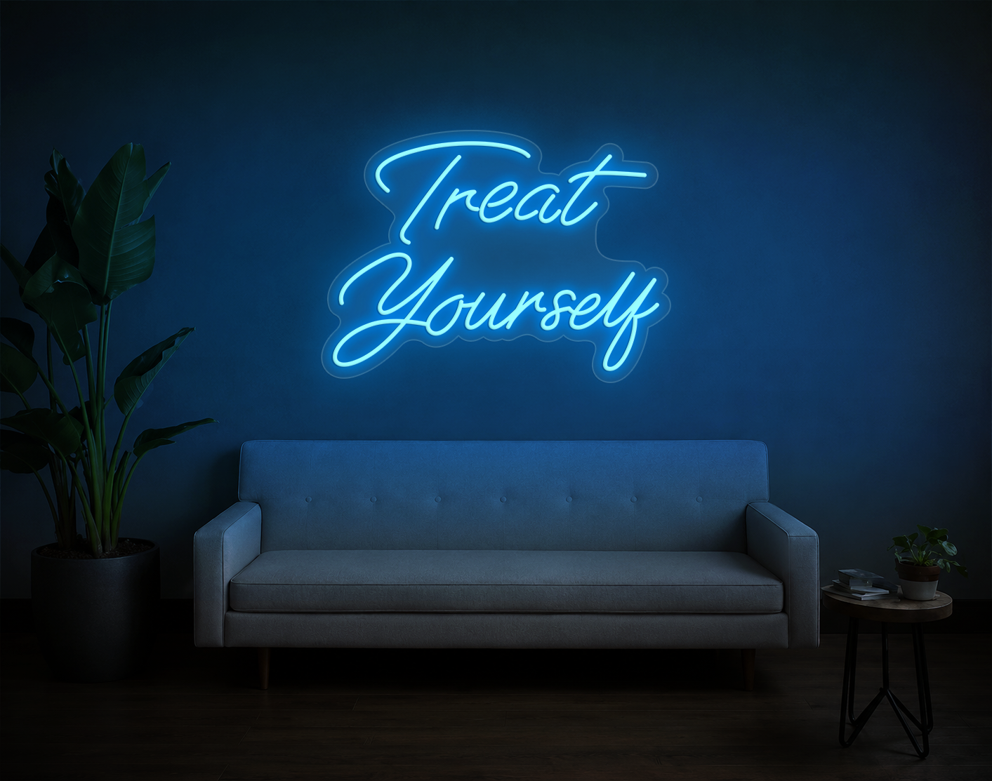 Treat Yourself LED Neon Sign