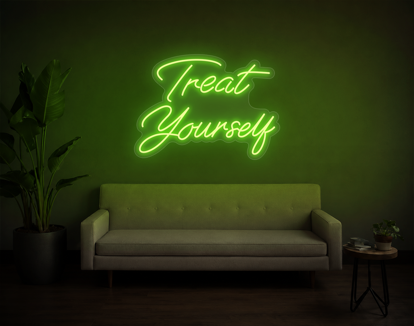 Treat Yourself LED Neon Sign
