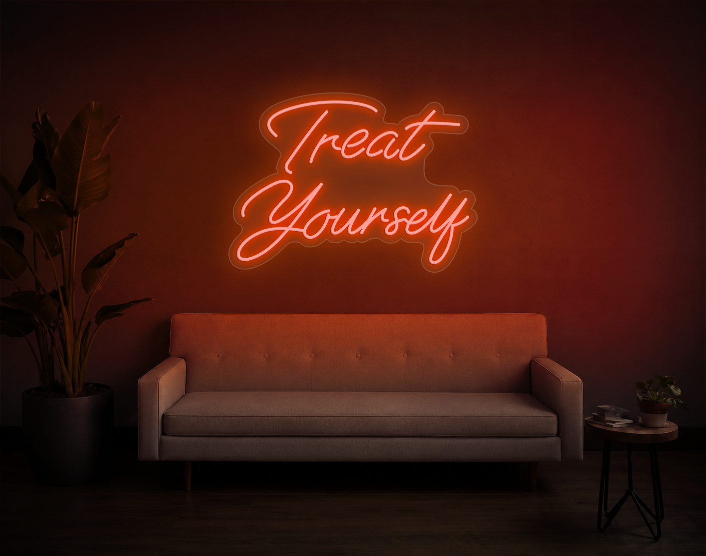 Treat Yourself LED Neon Sign
