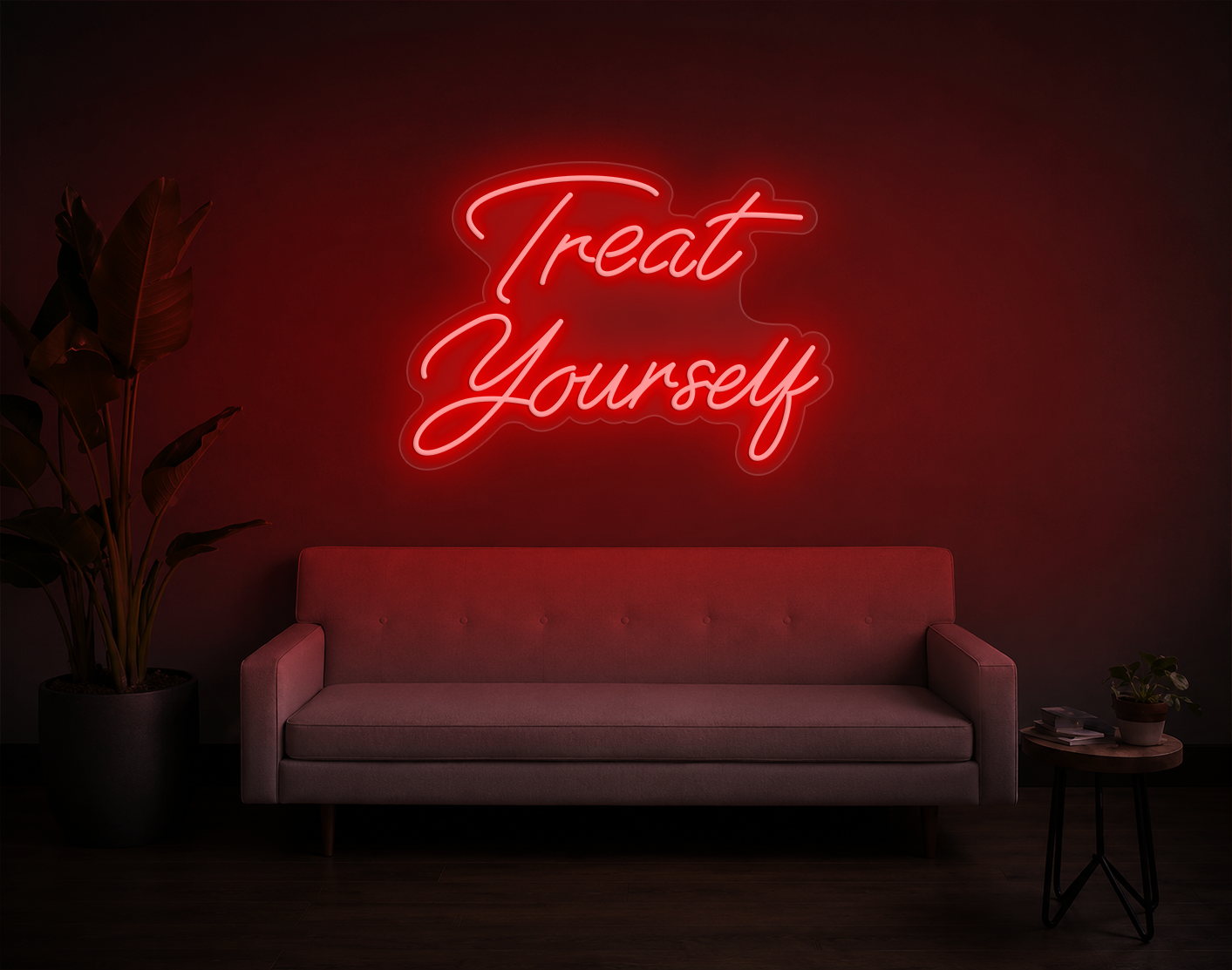 Treat Yourself LED Neon Sign