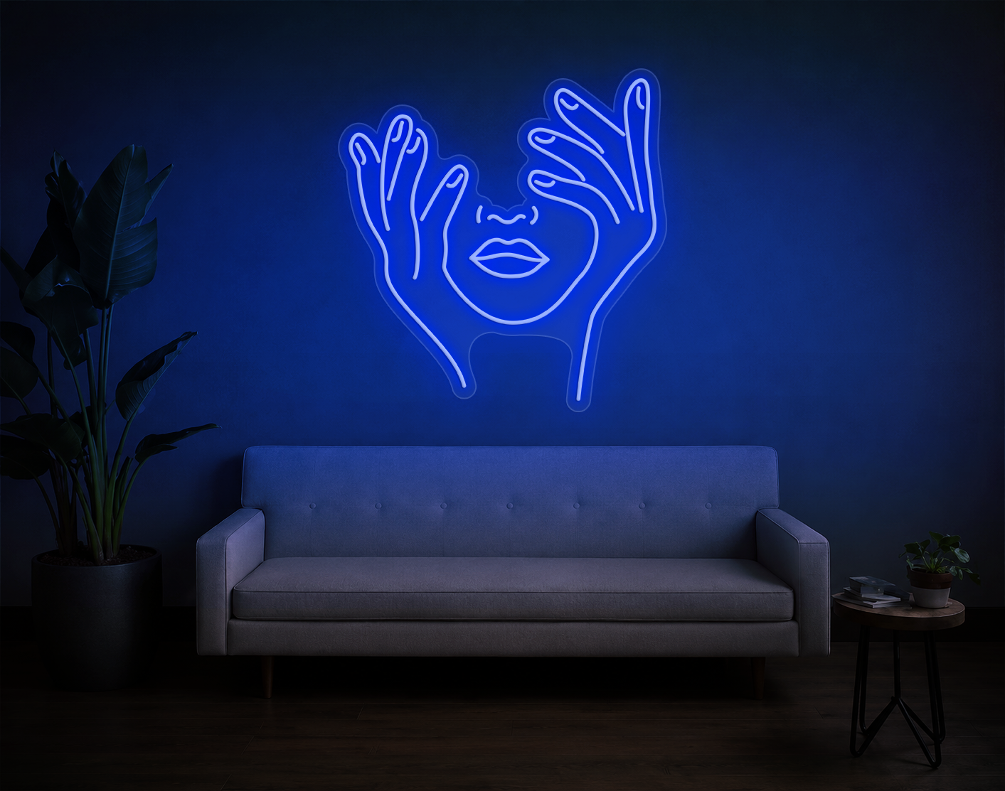 Trippy Face LED Neon Sign