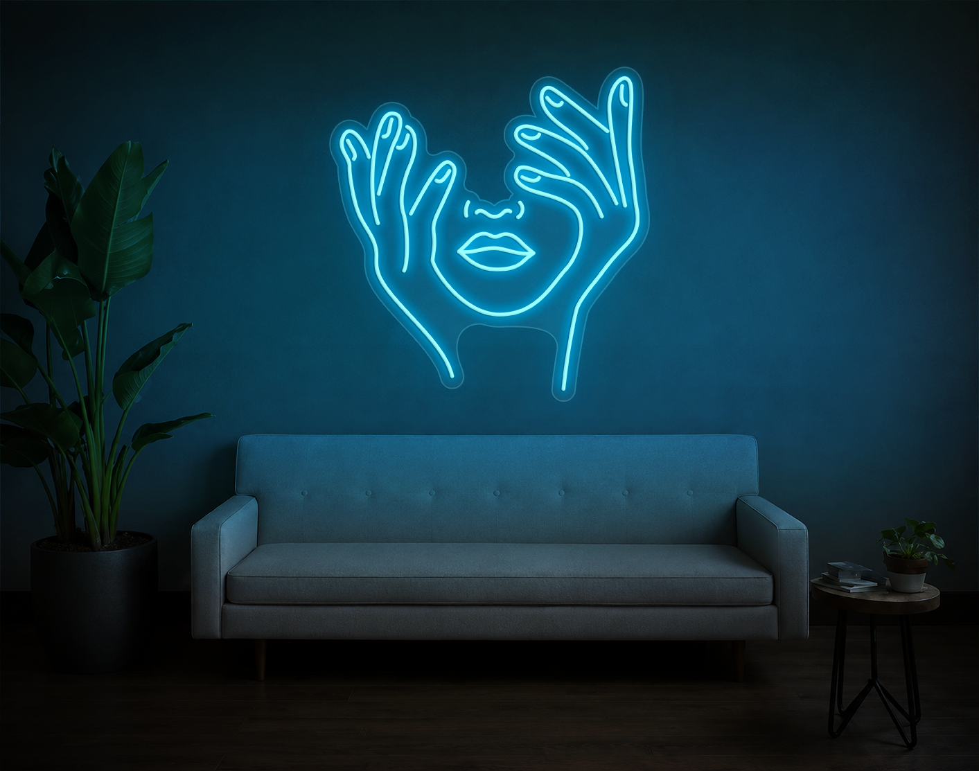 Trippy Face LED Neon Sign
