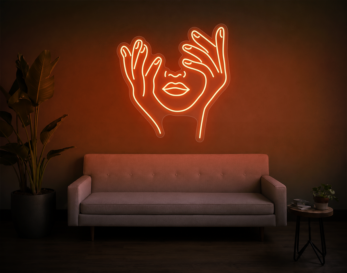 Trippy Face LED Neon Sign