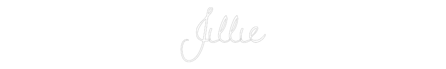 Custom Neon Text - Jillie