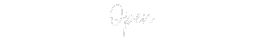 Custom Neon Text - Open