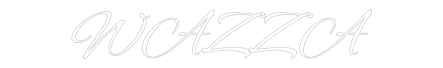 Custom Neon Text - WAZZA