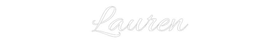 Custom Neon Text - Lauren
