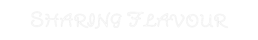 Custom Neon Text - Sharing Flavour