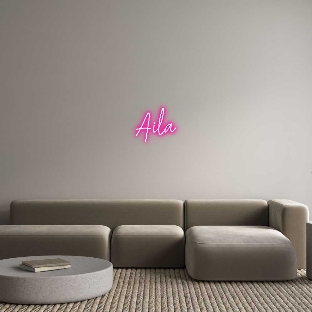 Custom Neon Text - Aila