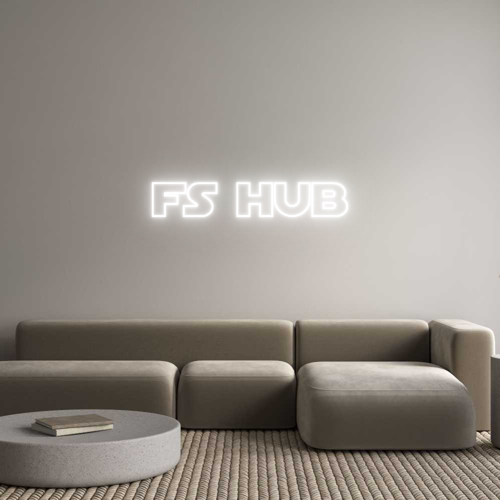 Custom Neon Text- FS HUB