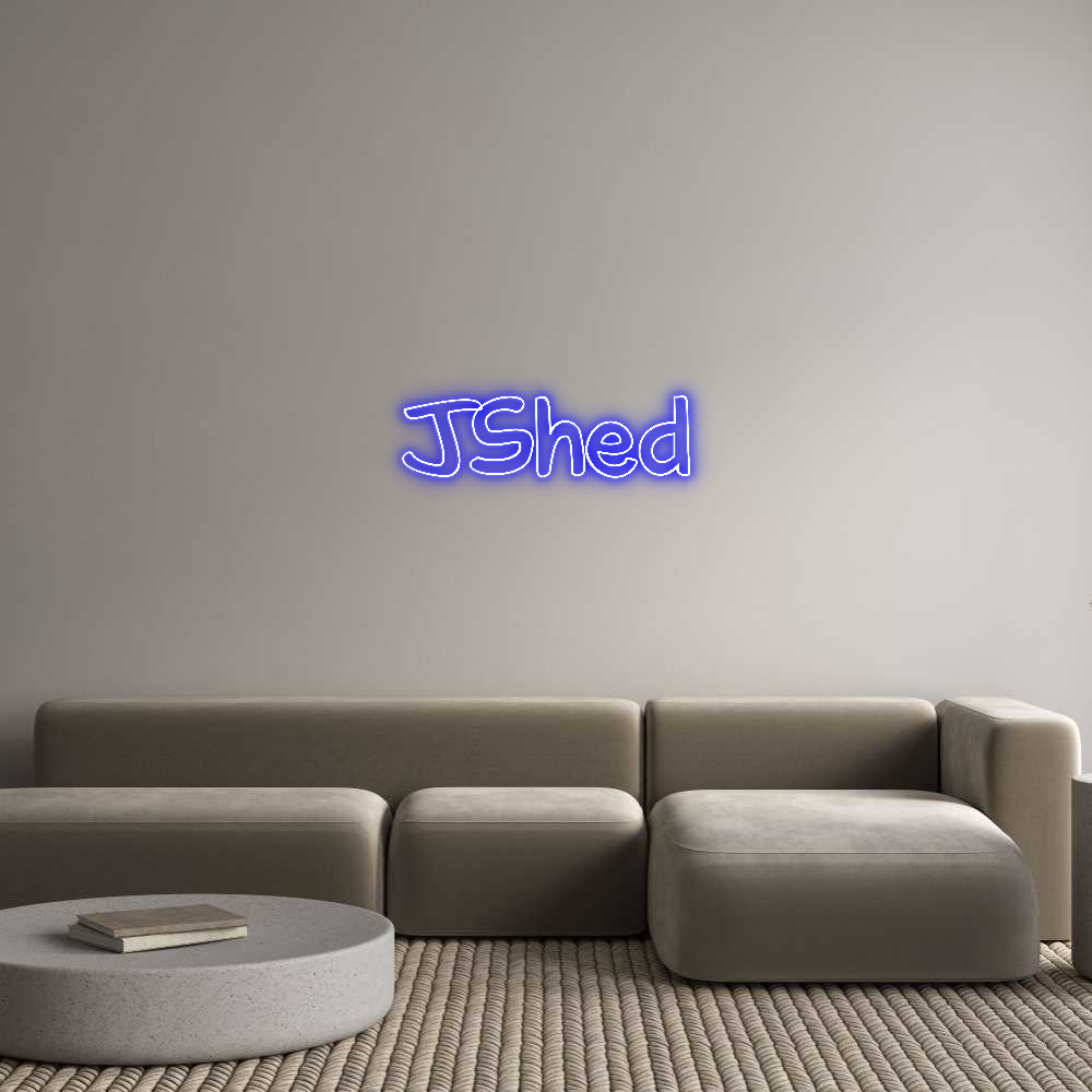 Custom Neon Text- JShed