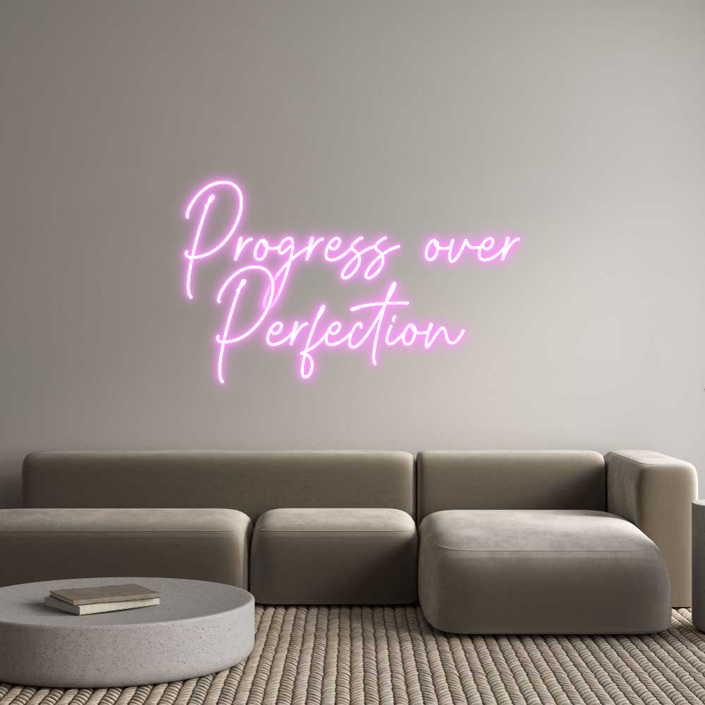 Custom Neon Text - Progress over...