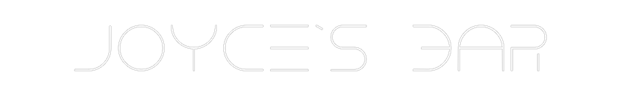 Custom Neon Text- Joyce’s bar
