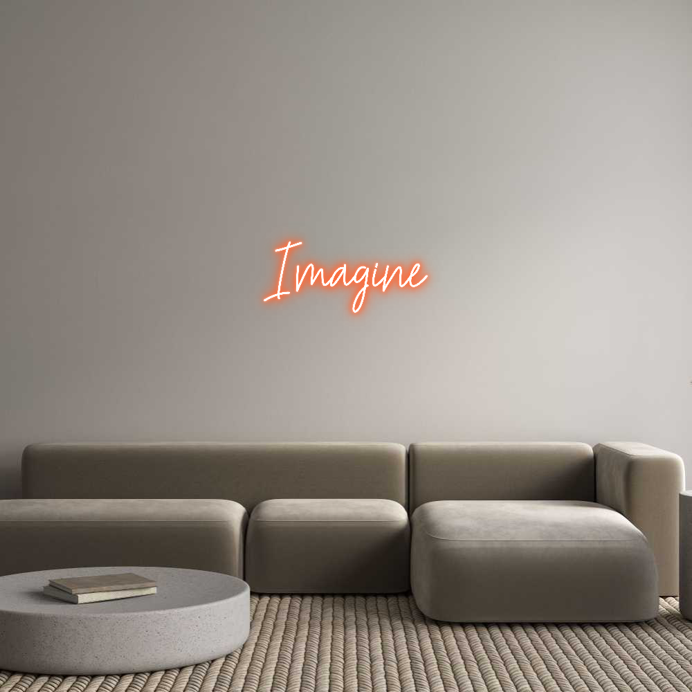 Custom Neon Text - Imagine