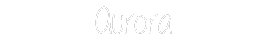 Custom Neon Text - Aurora