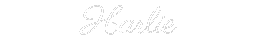 Custom Neon Text - Harlie