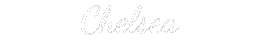 Custom Neon Text- Chelsea