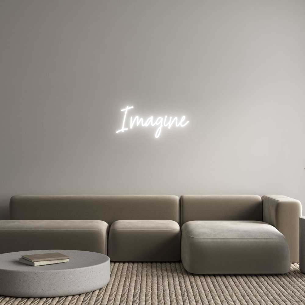 Custom Neon Text - Imagine