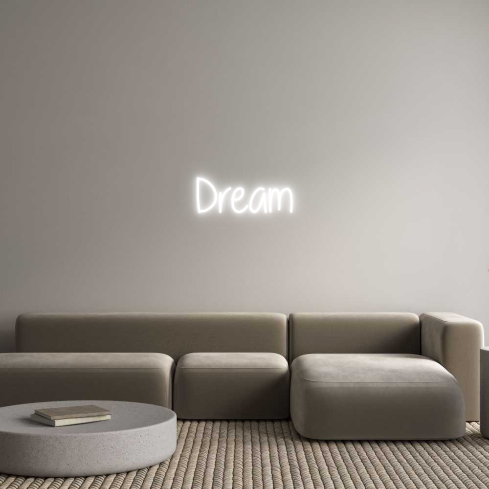 Custom Neon Text - Dream