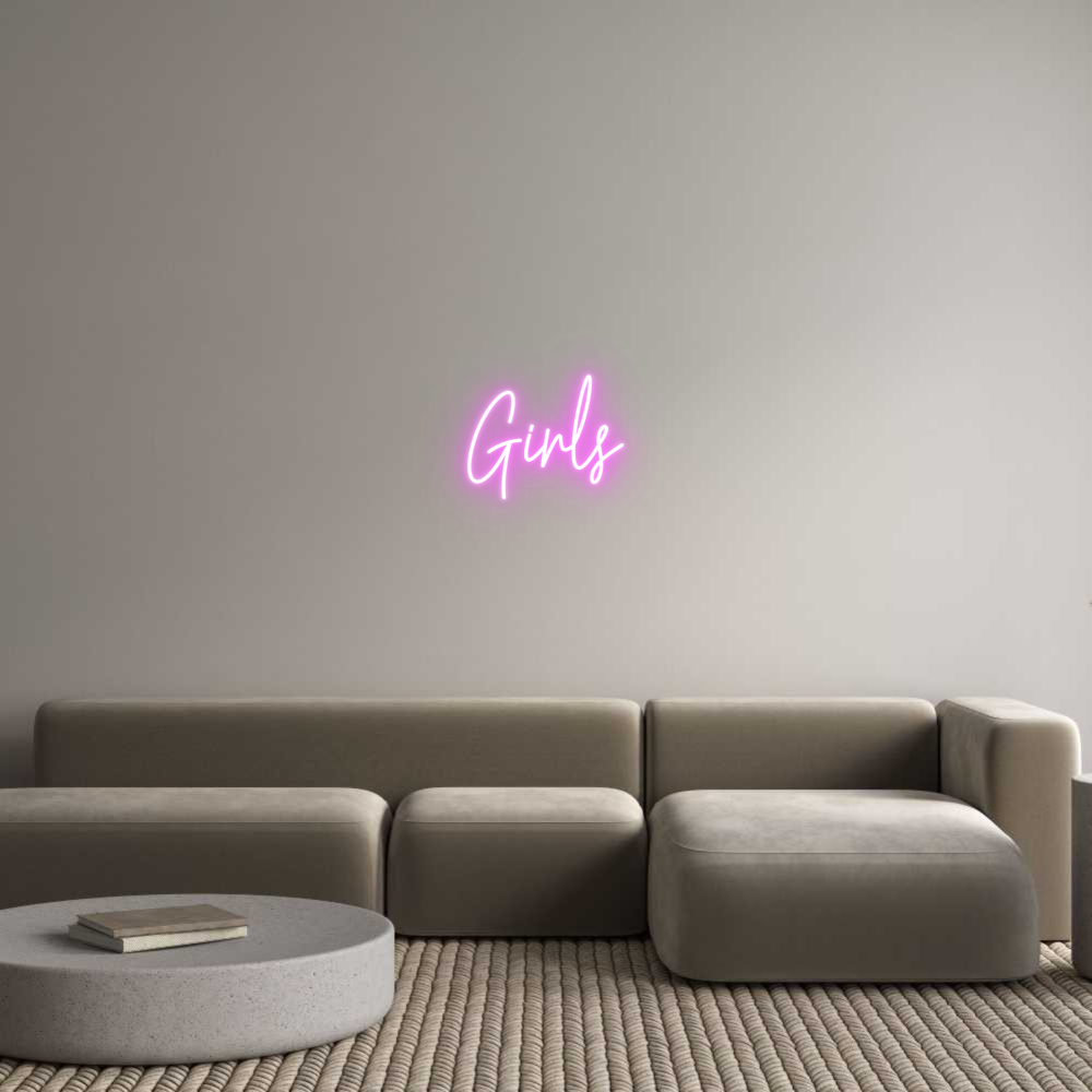 Custom Neon Text - Girls