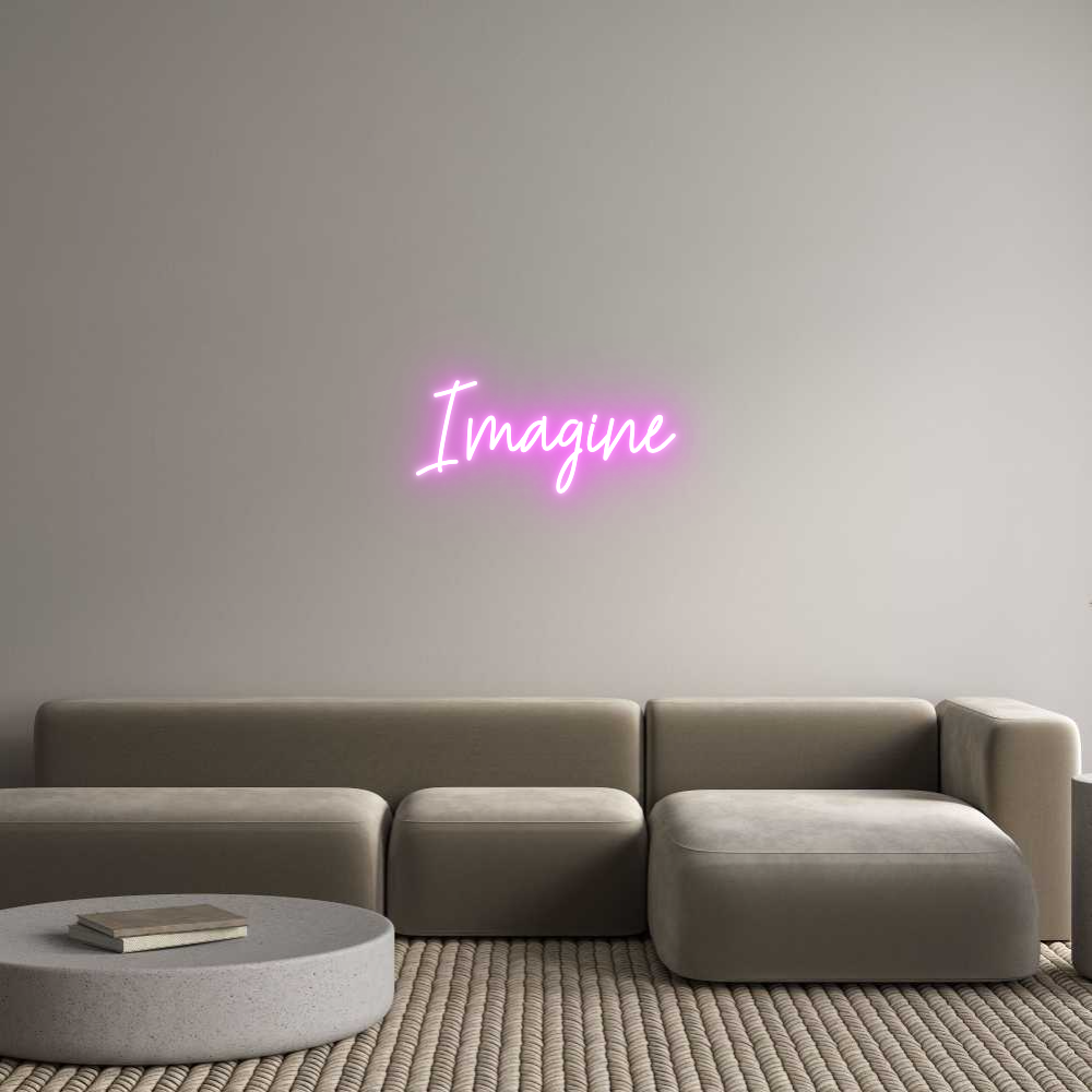 Custom Neon Text - Imagine