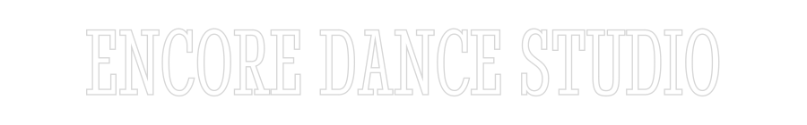 Custom Neon Text - ENCORE DANCE ...