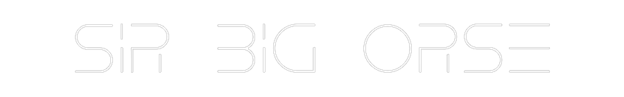 Custom Neon Text- Sir Big Orse