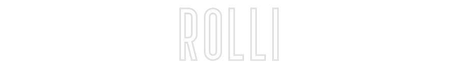 Custom Neon Text - ROLLI