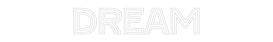 Custom Neon Text - Dream
