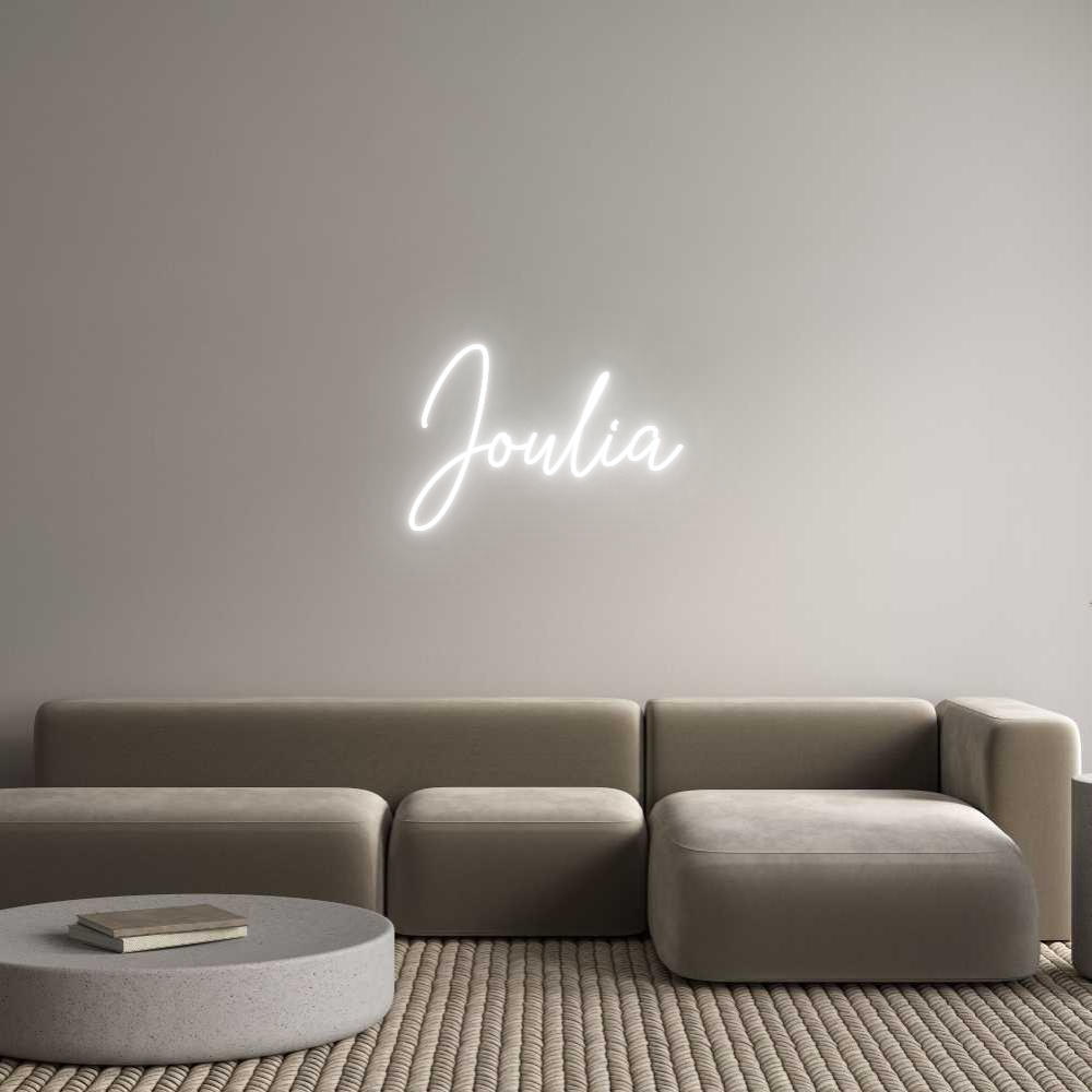 Custom Neon Text - Joulia