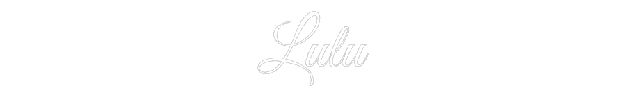 Custom Neon Text - Lulu